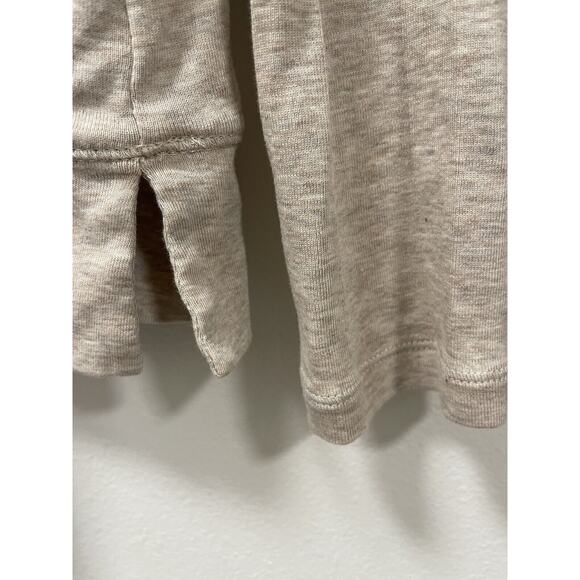 J. Jill Relaxed Beige Soft Pima Cotton Blend Turtleneck Size Small - Picture 3 of 10